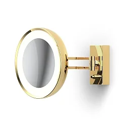 mirror with lighting BS 36 LED 7-fold IP 44, gold 