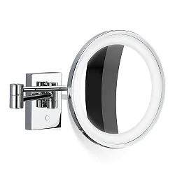 mirror with lighting BS 40 LED 5-fold IP 44, chrome 