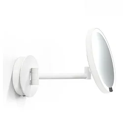 Spiegel met verlichting JUST LOOK PLUS WR Spiegel met 7x vergroting IP20, wit mat dimbaar
