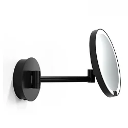 Spiegel met verlichting JUST LOOK PLUS WD Spiegel met 7x vergroting IP20, zwart mat dimbaar