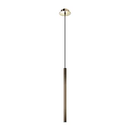 Pendelarmatuur PIPE 2 IP20, nikkel gesatineerd dimbaar