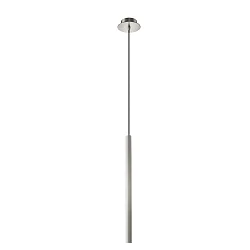 Pendelarmatuur PIPE 4 IP20, nikkel gesatineerd dimbaar