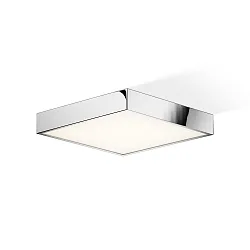 Plafondarmatuur CUT 30 N LED IP 44, chroom dimbaar