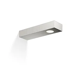 Wandarmatuur FLAT 2 LED IP44, nikkel gesatineerd 