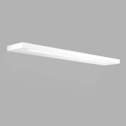 LED Wall luminaire SLIM 60 N LED, 32,8W, 3000K, 5000lm, IP44, white matt