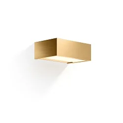 Wandarmatuur BOX 15 N LED IP44, goud mat dimbaar