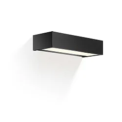 LED Wall luminaire BOX 25 N LED, 18,4W, 3000K, 2800lm, IP44, black matt