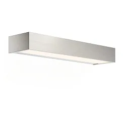 LED Wall luminaire BOX 40 N LED, 20,6W, 3000K, 3100lm, IP44, nickel satin