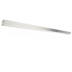 Wandarmatuur BOX 150 N LED IP44, nikkel gesatineerd dimbaar