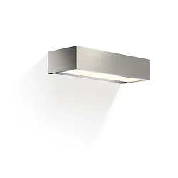Wandarmatuur BOX 25 N LED IP44, nikkel gesatineerd dimbaar