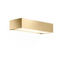 Wandarmatuur BOX 25 N LED IP44, goud mat dimbaar