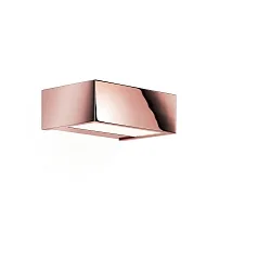 Wandarmatuur BOX 15 N LED IP44, roségoud dimbaar