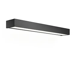 Wandarmatuur BOX 60 N LED IP44, zwart mat dimbaar