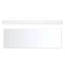 Wandarmatuur BOX 150 N LED IP44, wit mat dimbaar