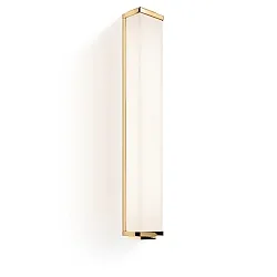 LED Wall luminaire NEW YORK 60 N LED, 16,4W, 3000K, 2500lm, IP44, gold 24 carat