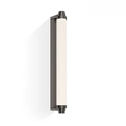 Wandarmatuur VIENNA 60 IP44, mat, zilver dimbaar
