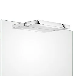 Spiegelarmatuur SLIM 1-24 N LED IP44, nikkel gesatineerd 