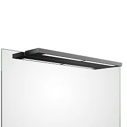 Spiegelarmatuur SLIM 1-60 N LED IP44, zwart mat 