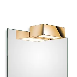 Spiegelarmatuur BOX 1-15 N LED IP44, goud dimbaar