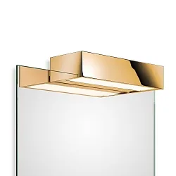Spiegelarmatuur BOX 1-25 N LED IP44, goud dimbaar