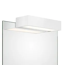 Spiegelarmatuur BOX 1-25 N LED IP44, wit mat dimbaar