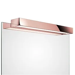Spiegelarmatuur BOX 1-60 N LED IP44, roségoud dimbaar