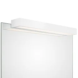 Spiegelarmatuur BOX 1-60 N LED IP44, wit mat dimbaar