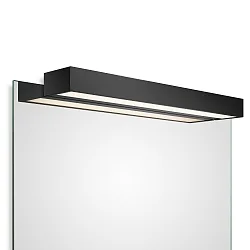 Spiegelarmatuur BOX 1-60 N LED IP44, zwart mat dimbaar