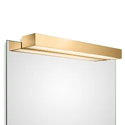 Spiegelarmatuur BOX 1-60 N LED IP44, goud mat dimbaar