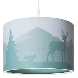 Pendant luminaire SCANDI WALD 25/40, E27, mint green