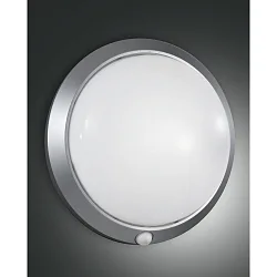 Fabas Luce ARMILLA Ceiling luminaire, IP44, E27, plastic, silver