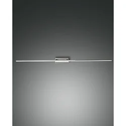 Spiegelarmatuur NALA 1095MM down, hoekig, schakelbaar, gebogen IP44, chroom 