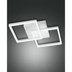 Fabas Luce BARD LED Ceiling luminaire 45x45cm, white