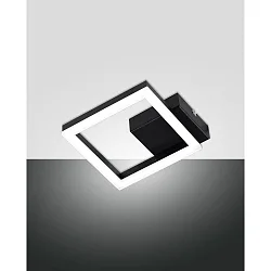 Wand- en plafondarmatuur BARD IP20, gesatineerd, zwart dimbaar