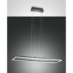 LED Pendant luminaire BARD, 1x 52W, 3000K, 4680lm, IP20, anthracite
