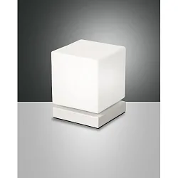 Tafelarmatuur BRENTA cubusvorm, met sensor, dimbaar IP20, chroom, wit dimbaar