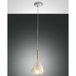 Pendelarmatuur LILA 1-vlams E27 IP20, amber, wit dimbaar