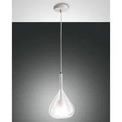 Pendelarmatuur LILA 1-vlams E27 IP20, transparant, wit dimbaar