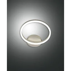 Wandarmatuur GIOTTO Ø 30CM SINGLE direct, indirect IP20, gesatineerd, wit dimbaar