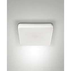 Plafondarmatuur voor buiten FOLK vierkant IP65, wit dimbaar