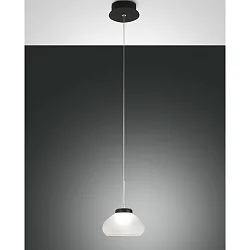 Pendelarmatuur ARABELLA kort IP20, zwart, wit dimbaar