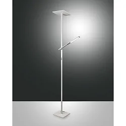 Plafondstraler - vloerlamp IDEAL hoekig, met LED-Spot, instelbaar, met Touch-Dimmer IP20, dimbaar