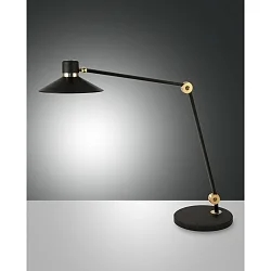LED Table lamp PANAREA, 20W, 2700-5000K, 1020lm, IP20, black / gold matt