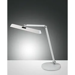 desk lamp BEBA CCT Switch, adjustable, with touch dimmer IP20, silver matt dimmable