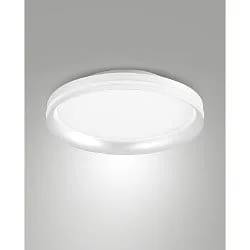 Plafondarmatuur ISY Ø 35CM CCT Switch, met sierring, met afstandhouder IP20, wit dimbaar
