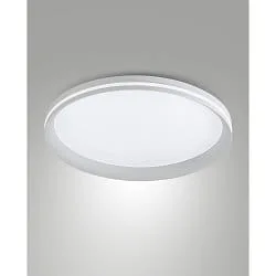 Plafondarmatuur ISY Ø 45CM CCT Switch, met sierring, met afstandhouder IP20, wit dimbaar