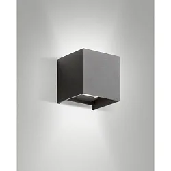 Wandarmatuur voor buitenshuis CUBA IP54, donkergrijs