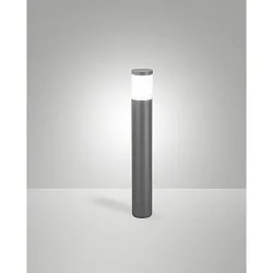 bollard lamp GORLA E27 IP54, dark grey