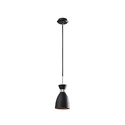 Pendelarmatuur RETRO E14 IP20, koper, zwart mat 
