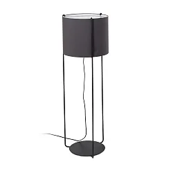 Staande lamp DRUM E27 IP20, grijs, zwart mat 